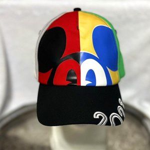 Disney Parks 2021 MICKEY MOUSE Youth Baseball Cap New With‎ Tags colorblock